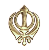 Das Khanda, das religiöse Symbol der Sikh